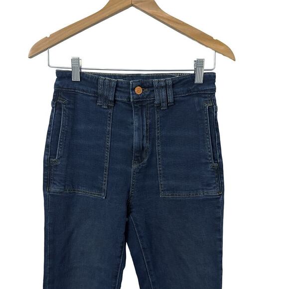 Anthropologie Pilcro Jeans Size 26 Blue The Icon Flare Leg‎ High Rise Boho - Picture 8 of 13